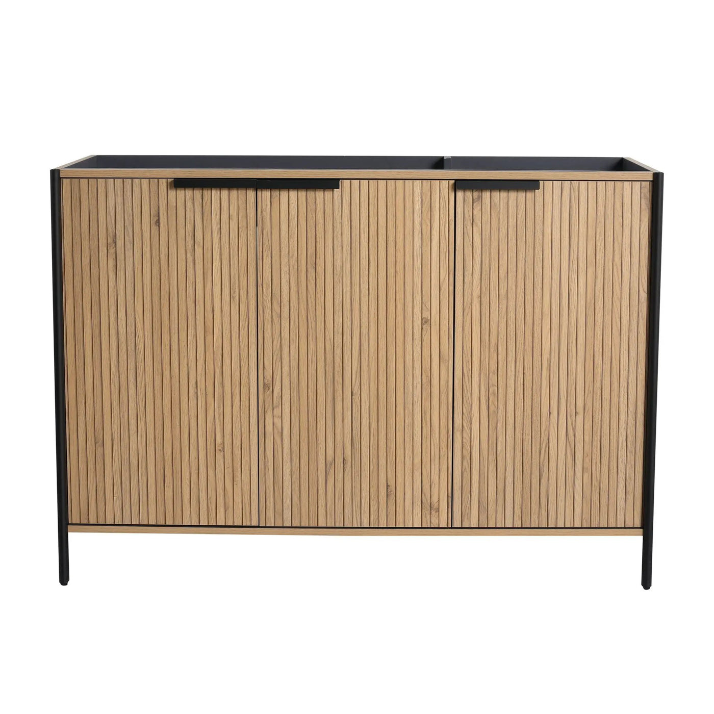 Contemporary Freestanding Bathroom Vanity With Adjustable Shelves by HouseOfZazla