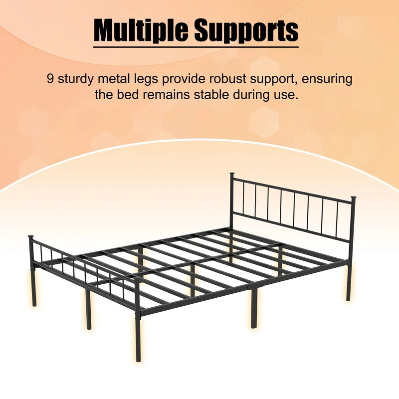 Queen Size Bed Frame, Headboard and Footboard by HouseOfZazla