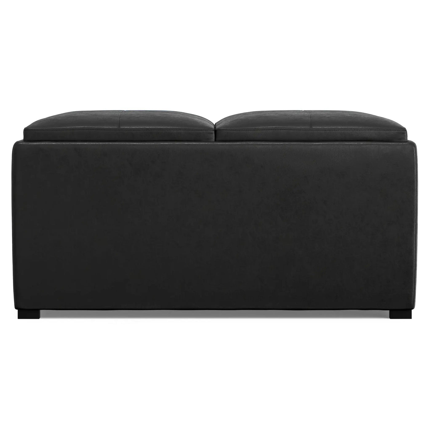 Avalon - Upholstered Square Coffee Table Storage Ottoman by HouseOfZazla
