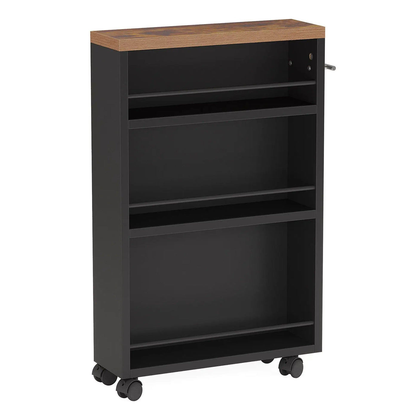 4 Tier Narrow Rolling Kitchen Slim Storage Cart by HouseOfZazla