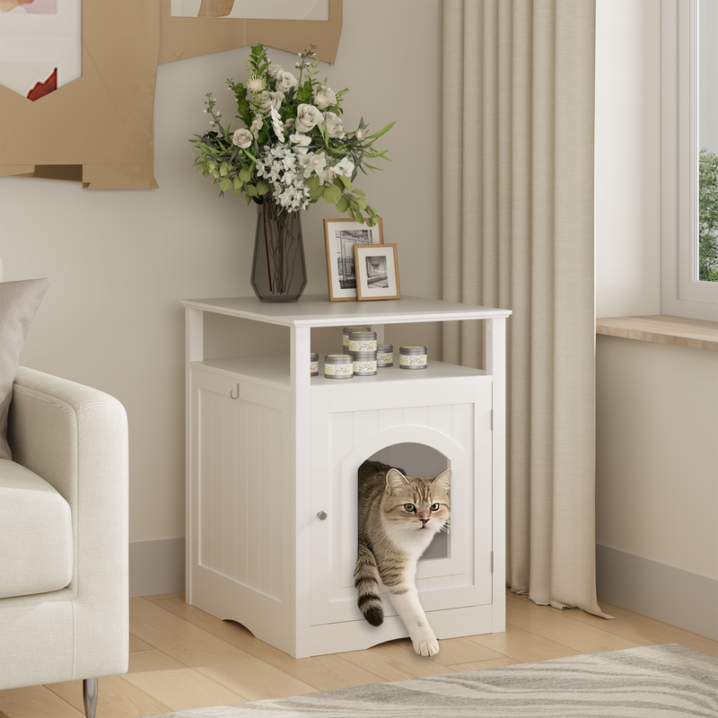 Cat Litter Box Enclosure Furniture by HouseOfZazla