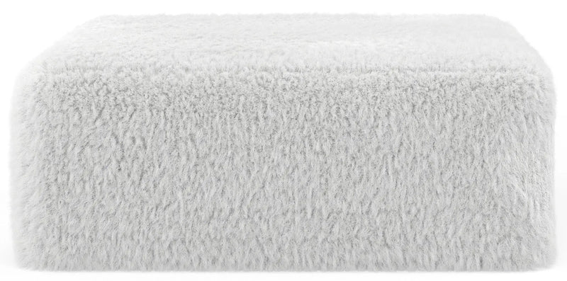 Snowball - Cocktail Ottoman - White by Unique Piece Furniture