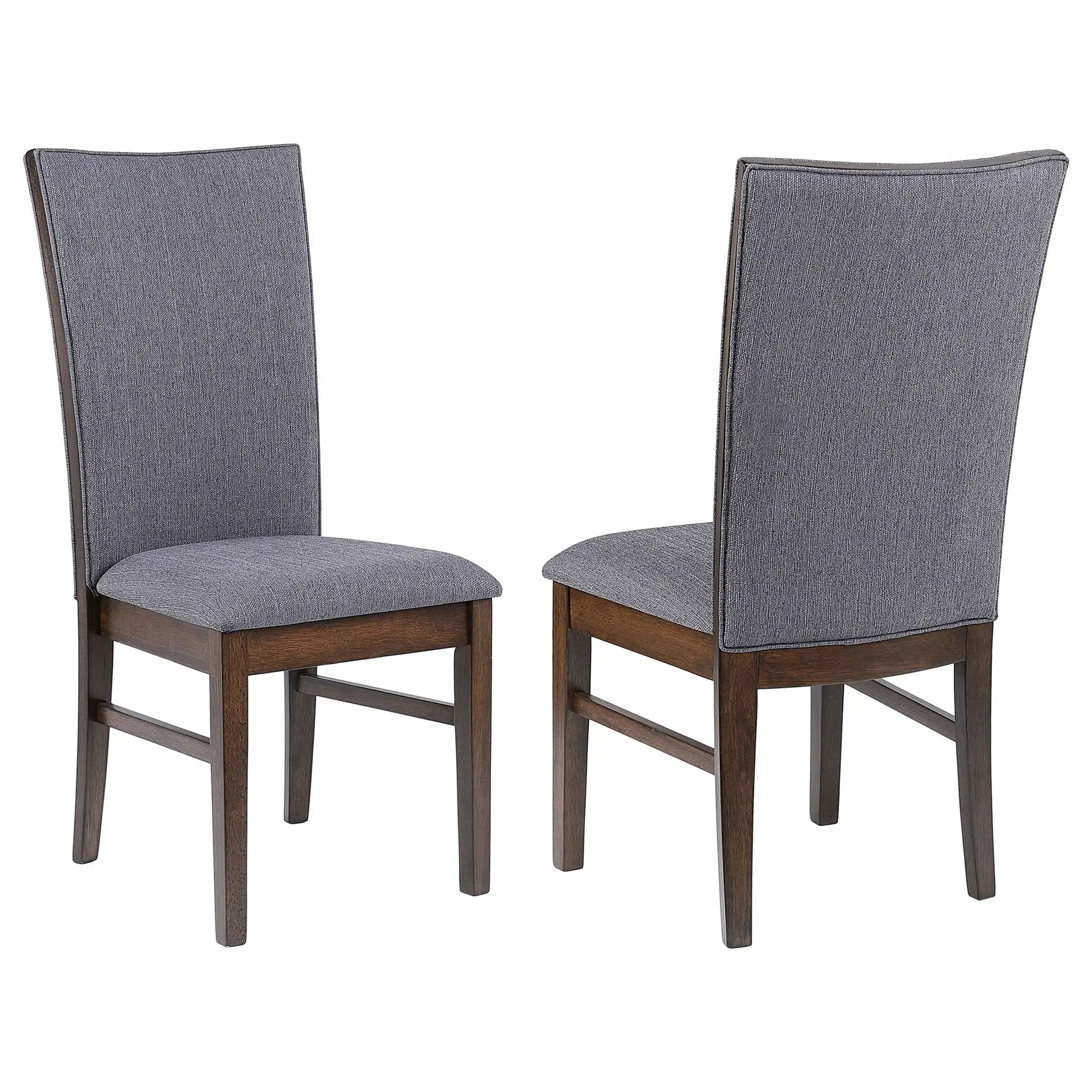 Wawona - Upholstered Dining Side Chair (Set of 2) - Gray by HouseOfZazla