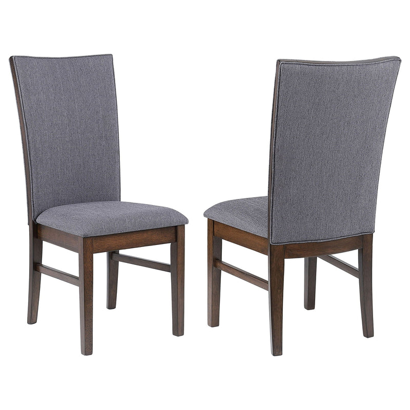 Wawona - Upholstered Dining Side Chair (Set of 2) - Gray by HouseOfZazla