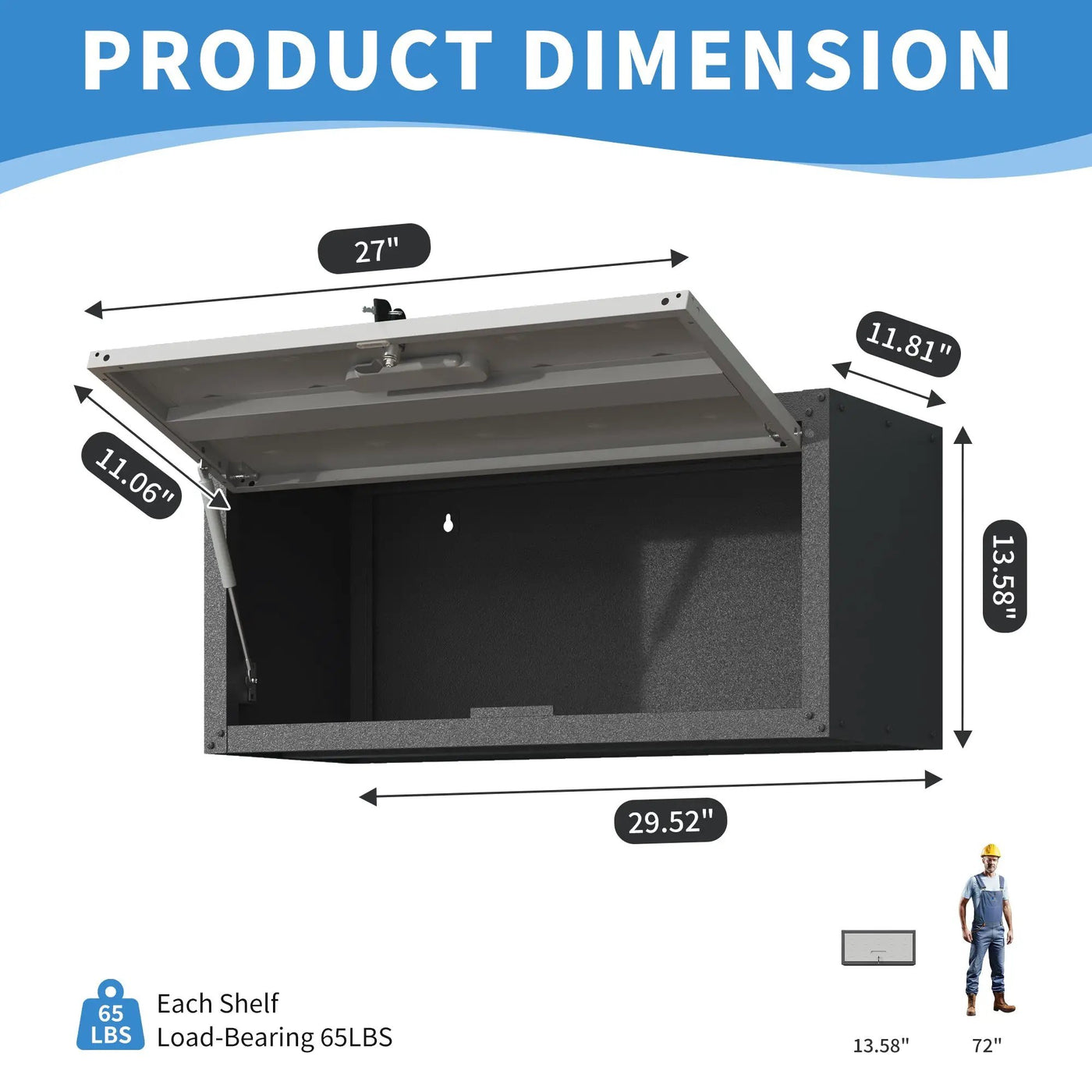 Heavy Duty Metal Wall Mounted Tool Storage Cabinet by HouseOfZazla
