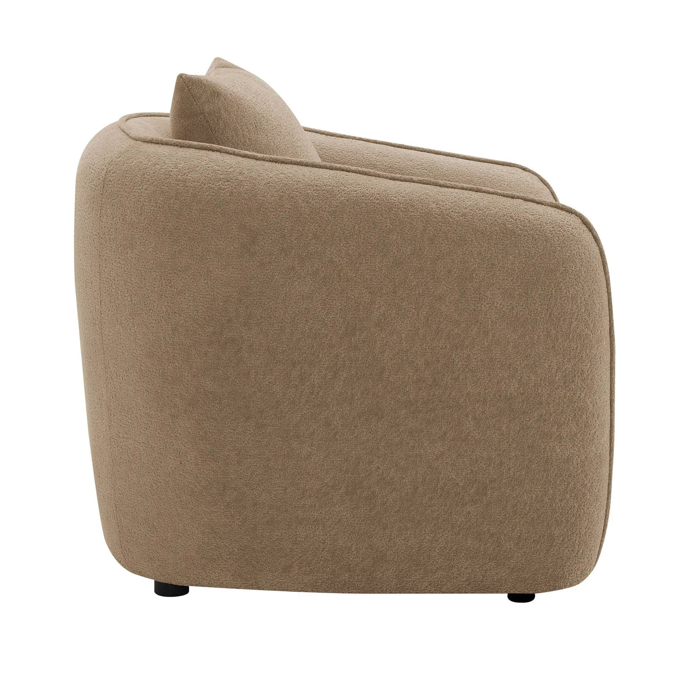 Keith Chenille Armchair With 1 Matching Color Toss Pillow by HouseOfZazla