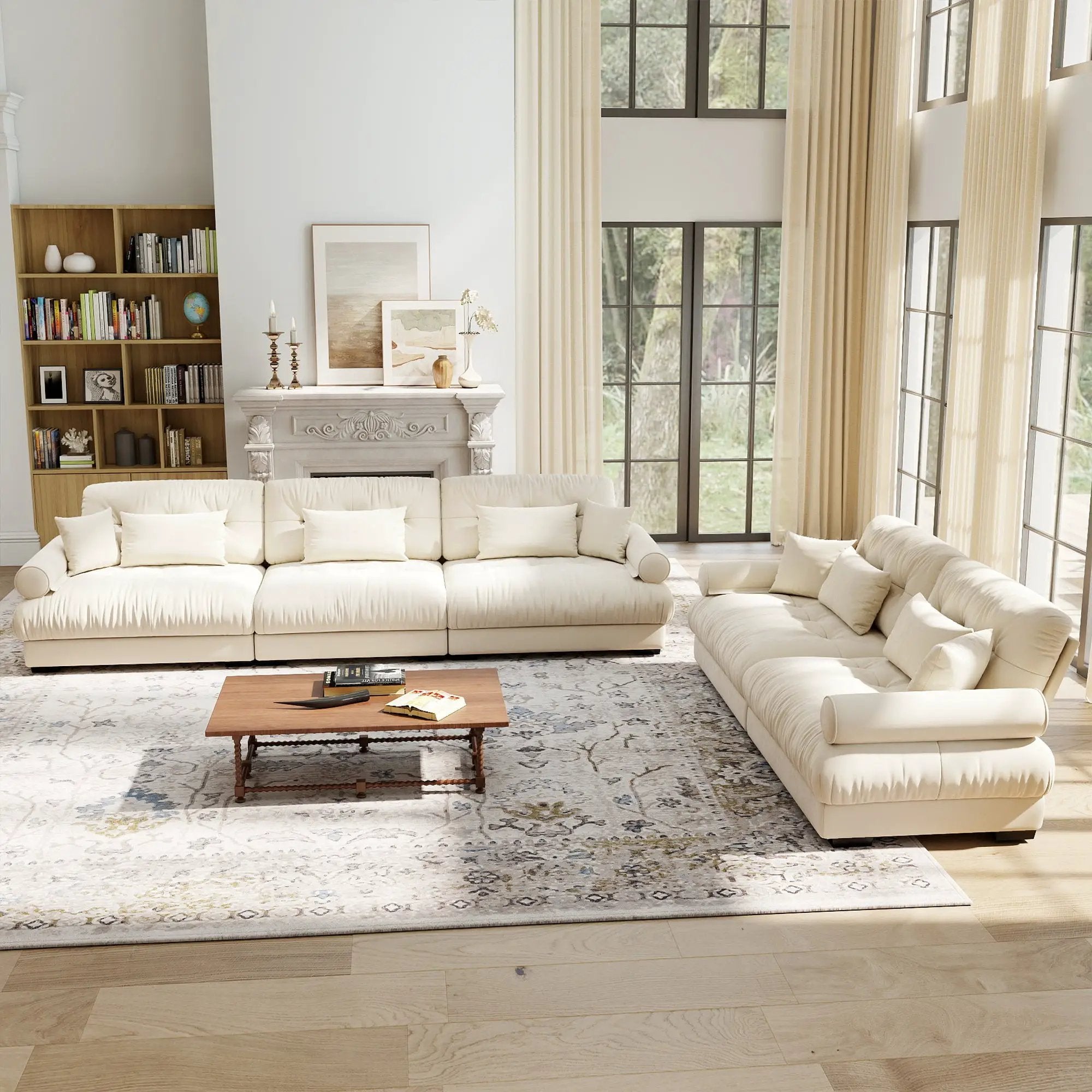 Modular Velvet Sofa Set by HouseOfZazla