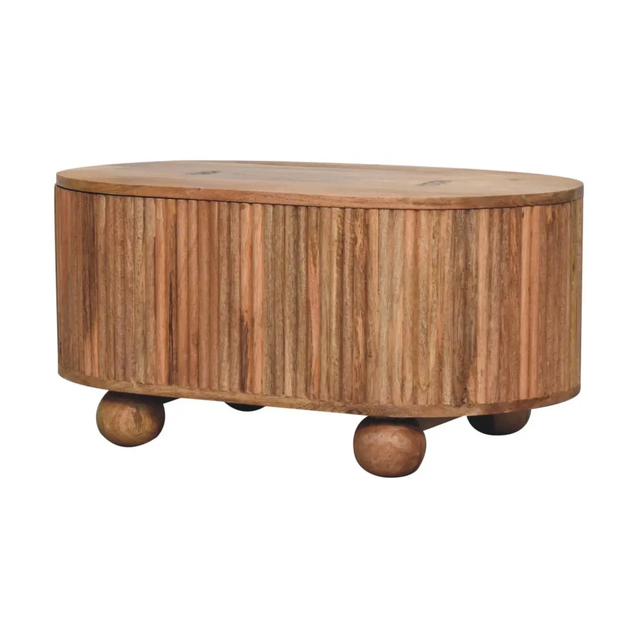 Solid Wood Soba Ball Lid-Up Coffee Table by HouseOfZazla