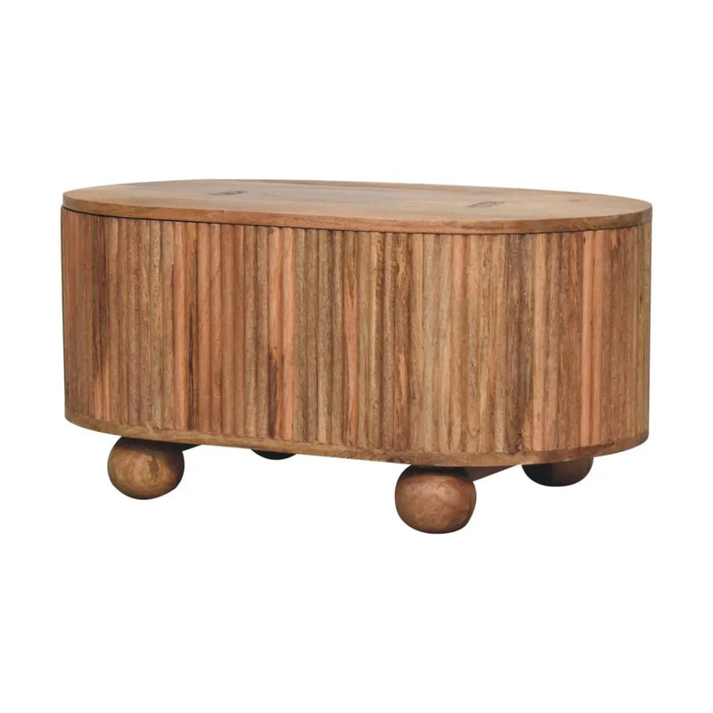 Solid Wood Soba Ball Lid-Up Coffee Table by HouseOfZazla