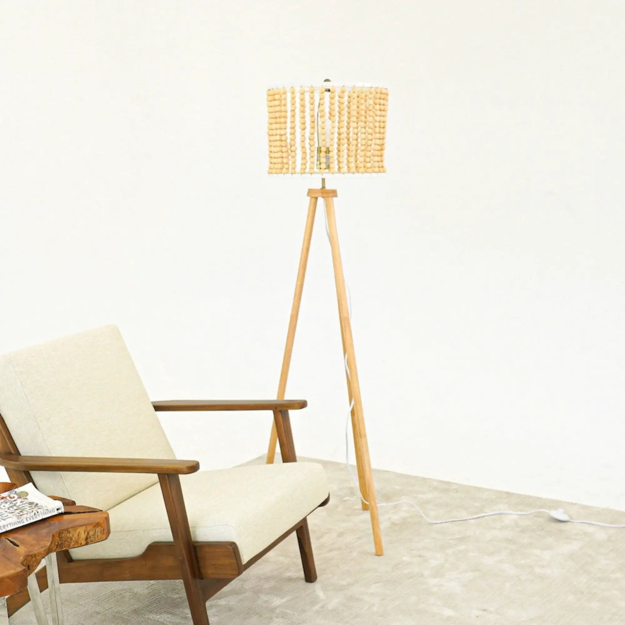 Brillo - 3 Legged Floor Lamp - Brown by HouseOfZazla