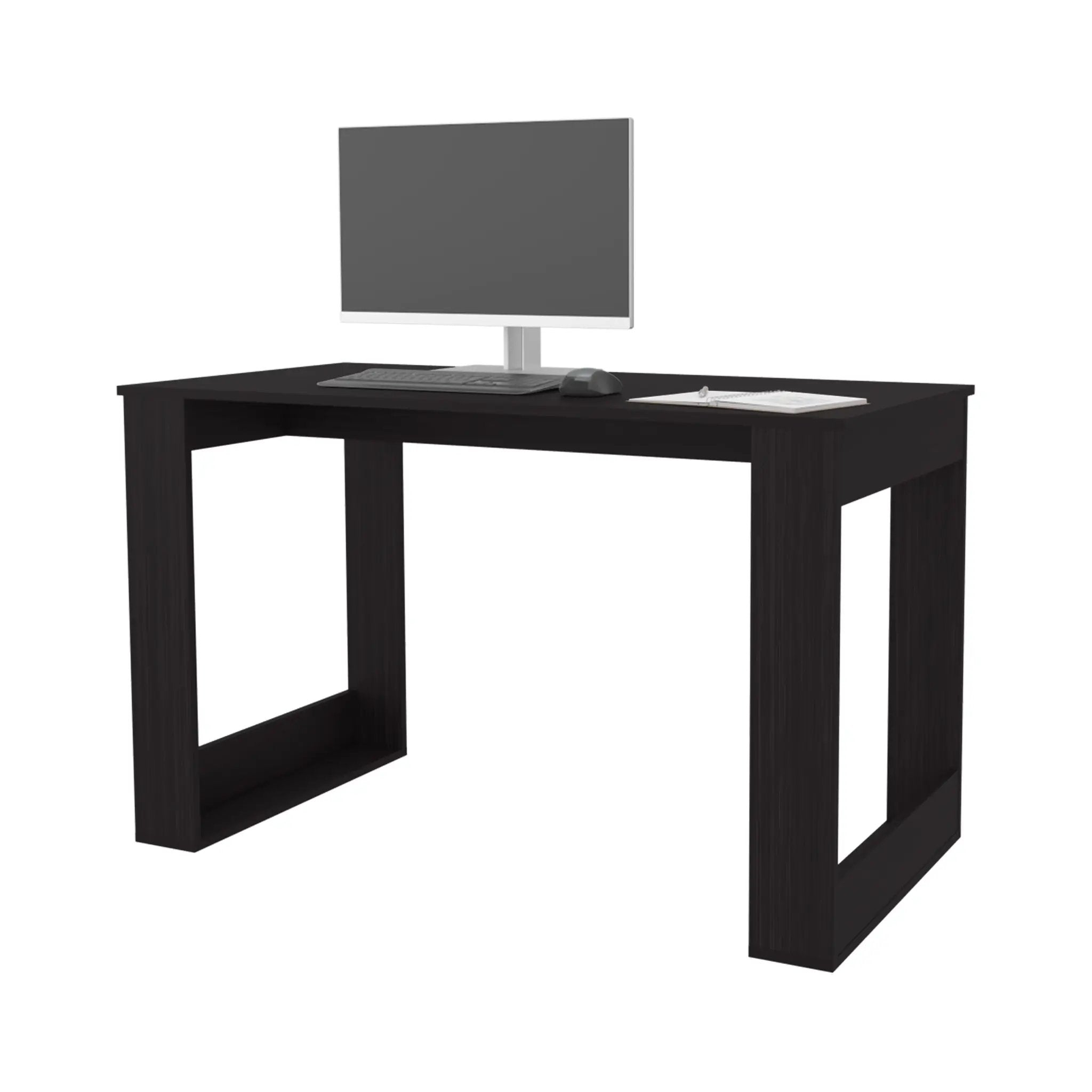 Aurora Writing Computer Desk with Ample Work Surface, Wengue by HouseOfZazla