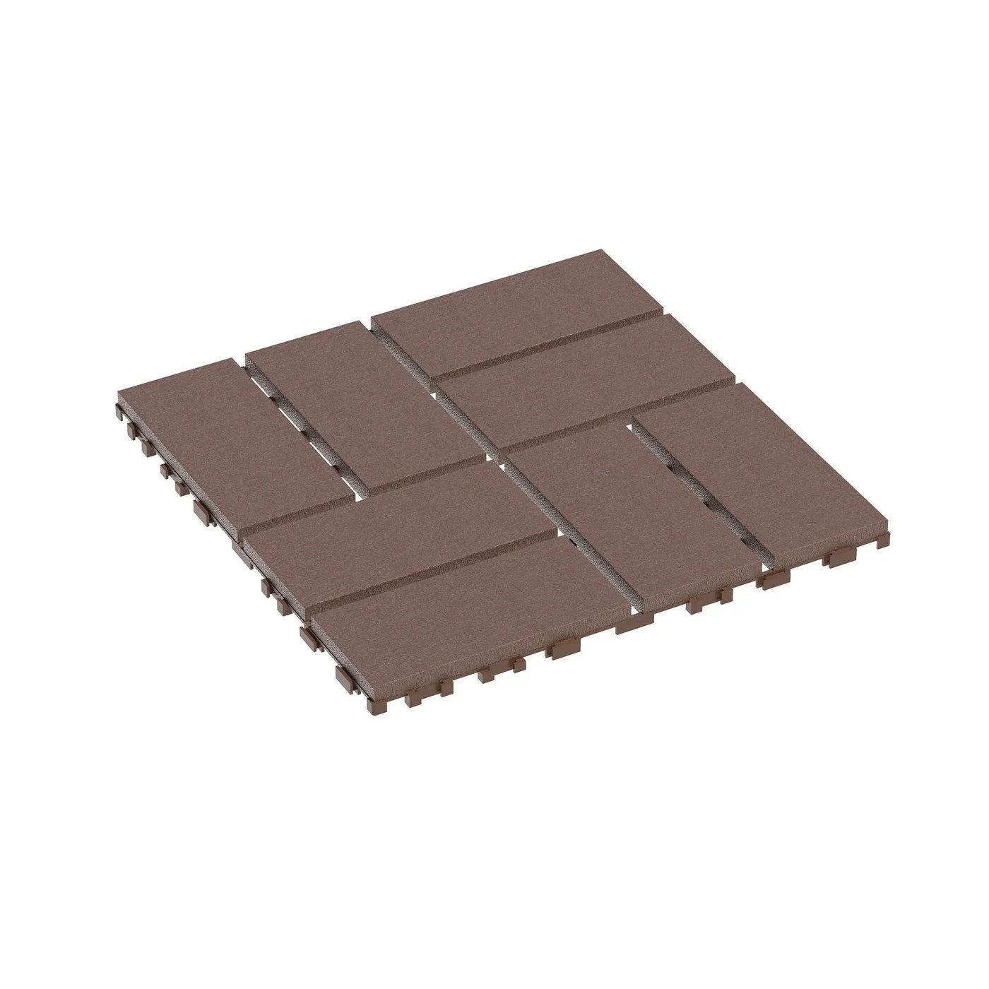 Plastic Interlocking Deck Tiles Patio Deck Tiles Waterproof Outdoor Use by HouseOfZazla