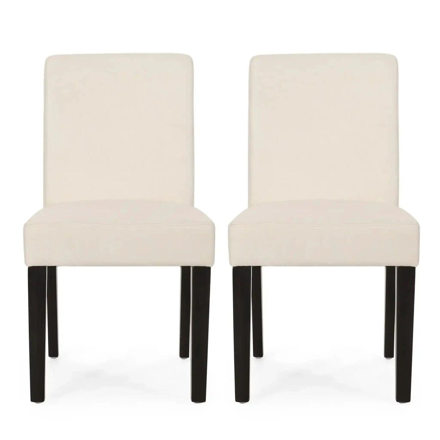 Contemporary Dining Chair With Upholstered Seating and Tapered Legs by HouseOfZazla