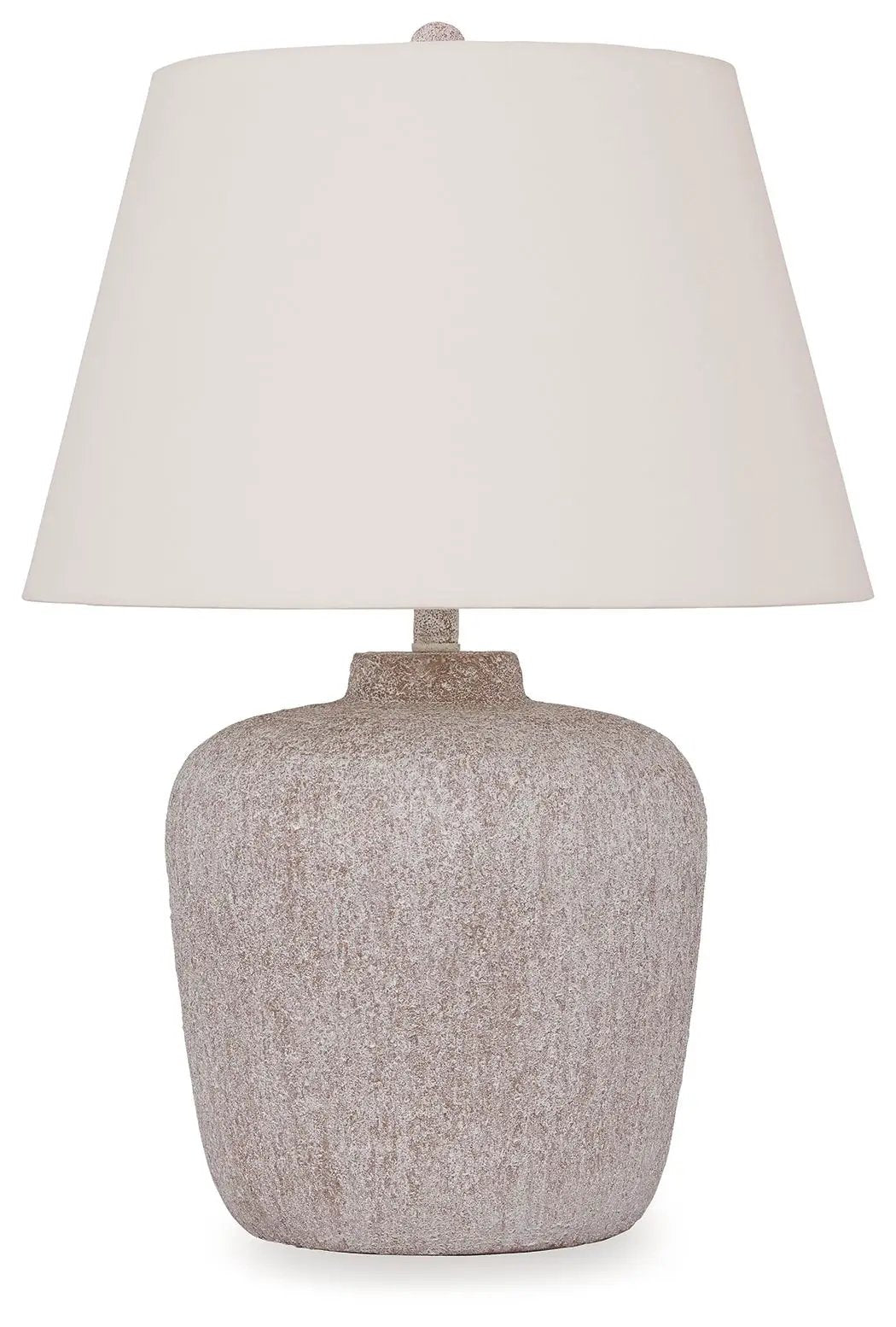 Danry - Metal Table Lamp - Distressed Cream by Unique Piece Furniture