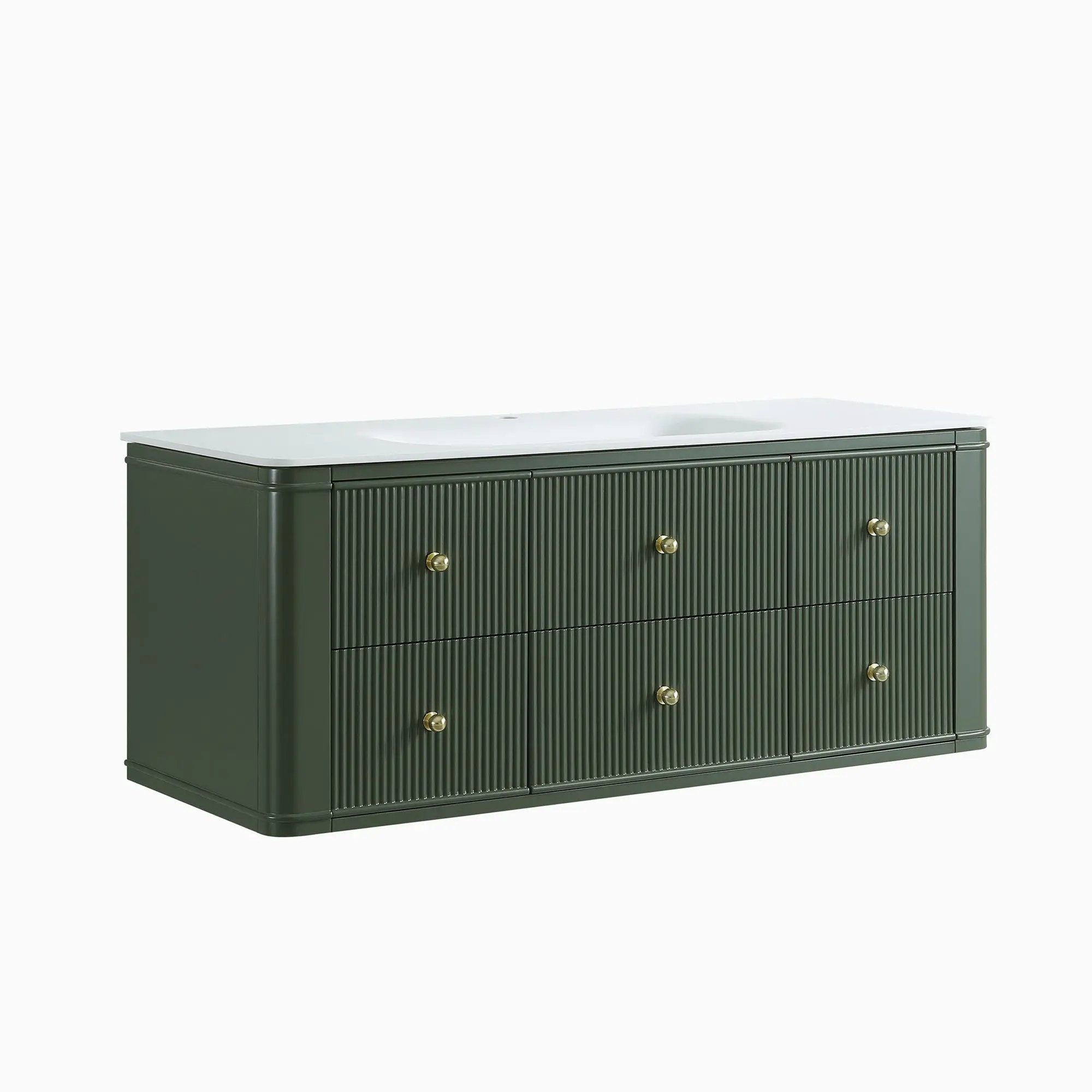 48" Wall Mounted & Floating Single Bathroom Vanity by HouseOfZazla