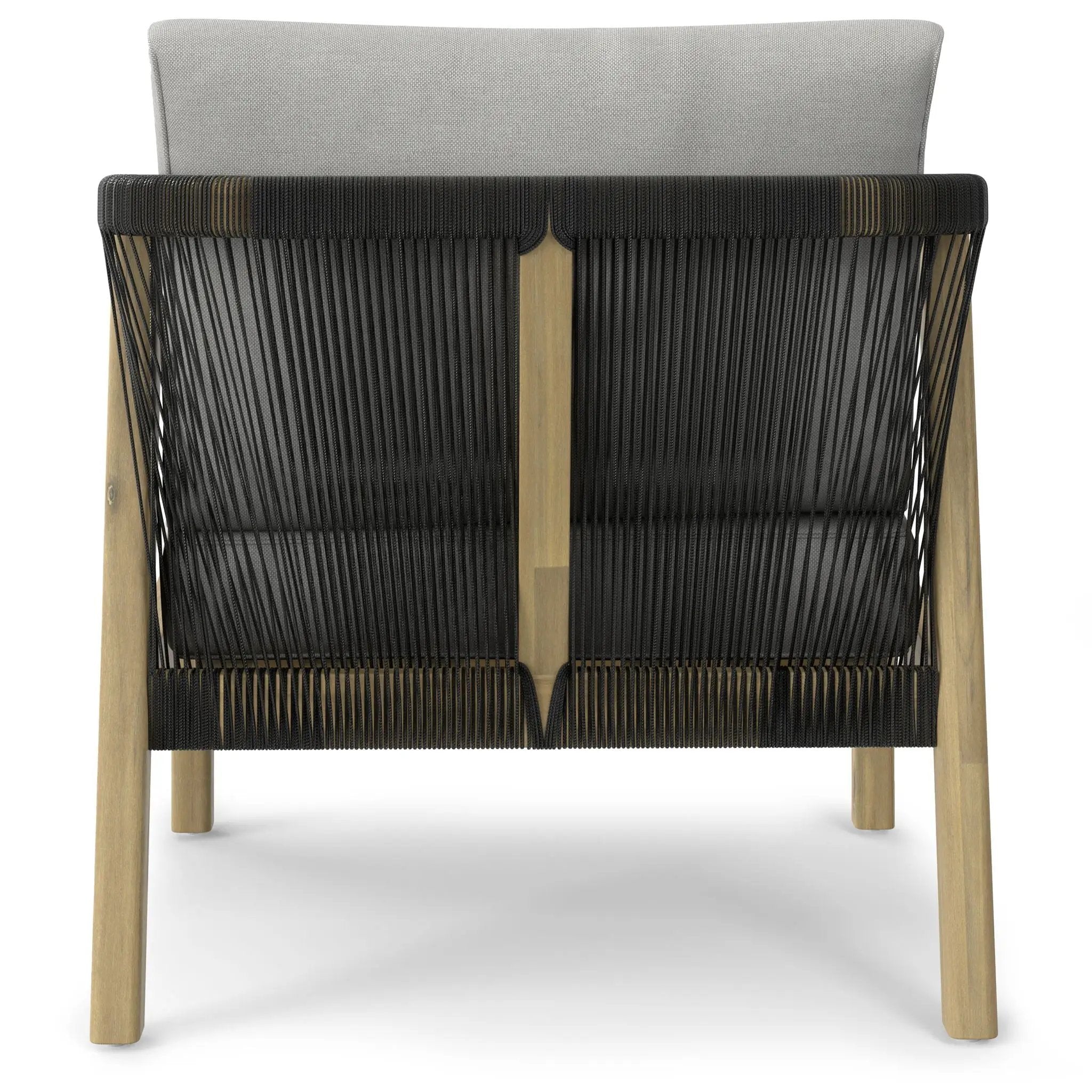 Palmetto - Outdoor Conversation Chair (Set of 2) - Stone Gray by Unique Piece Furniture