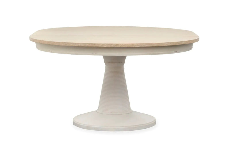 Echo Isles - Extendable 54" Round Dining Table - Sea Pearl And Driftwood by Unique Piece Furniture