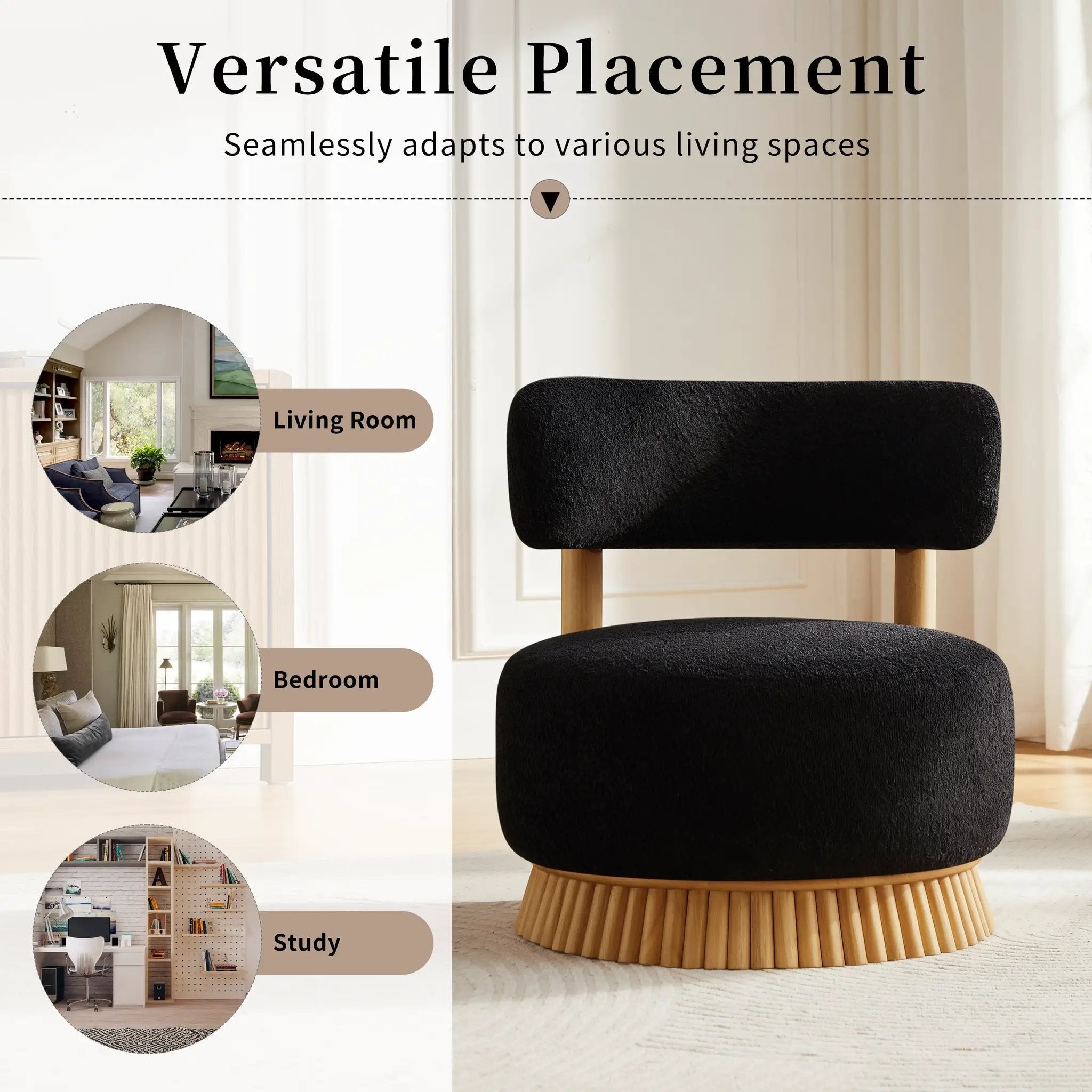 Modern 27.5" W Farmhouse Armless Chair Set of 2 by HouseOfZazla