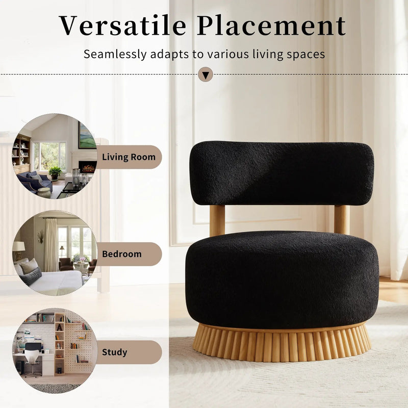 Modern 27.5" W Farmhouse Armless Chair Set of 2 by HouseOfZazla