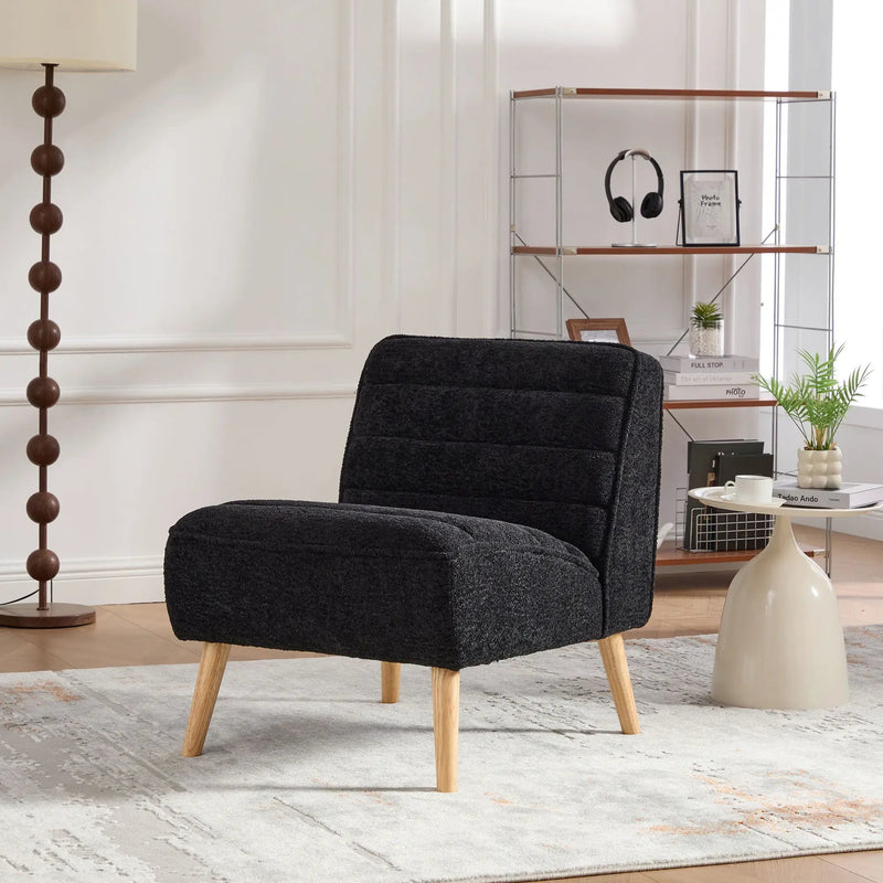 Upholstered Armless Accent Chair by Unique Piece Furniture