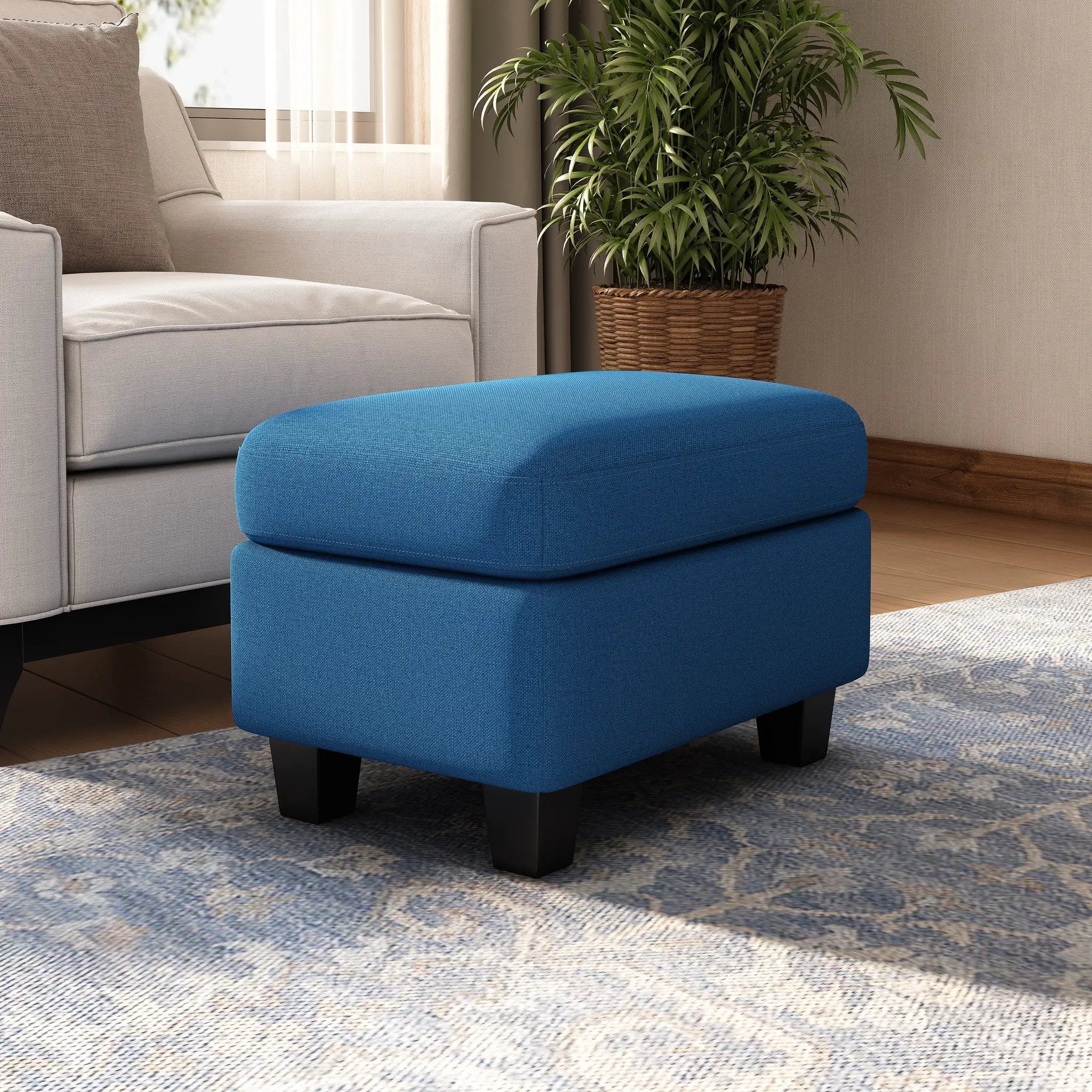 Upholstered Ottoman by HouseOfZazla