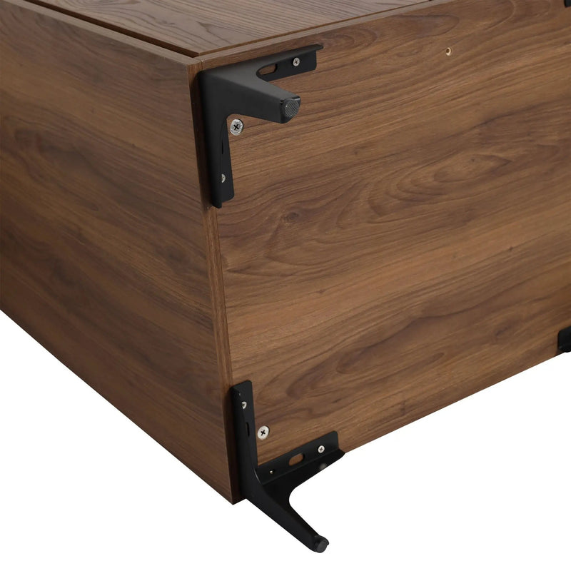 Modern Bathroom Vanity Storage Cabinet With Soft Closing Doors And Engineered Wood Construction by Unique Piece Furniture