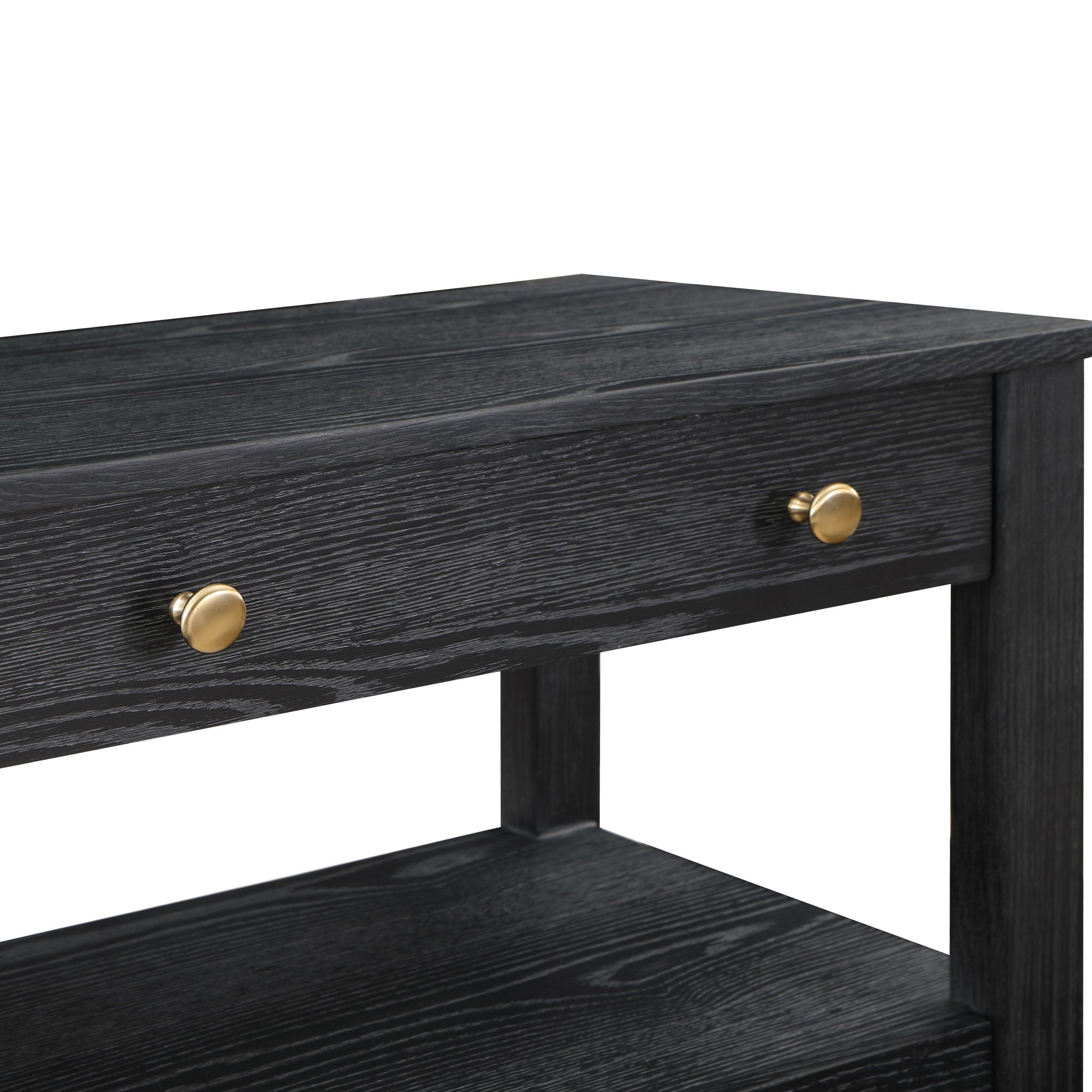 Danielle - 2 Drawer Nightstand - Black by HouseOfZazla