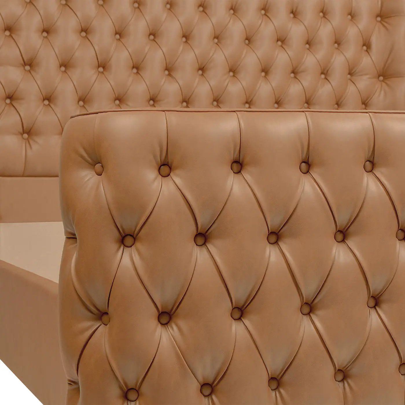 Brooklyn - Tufted Panel Bed Headboard And Footboard Set by HouseOfZazla