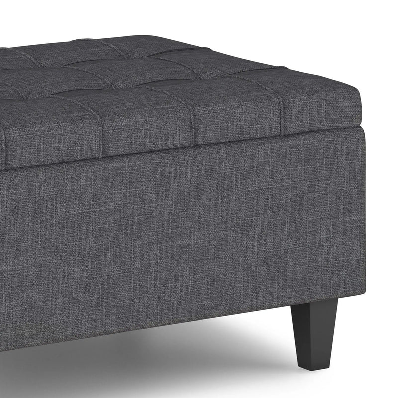 Harrison - Upholstered Coffee Table Storage Ottoman by HouseOfZazla