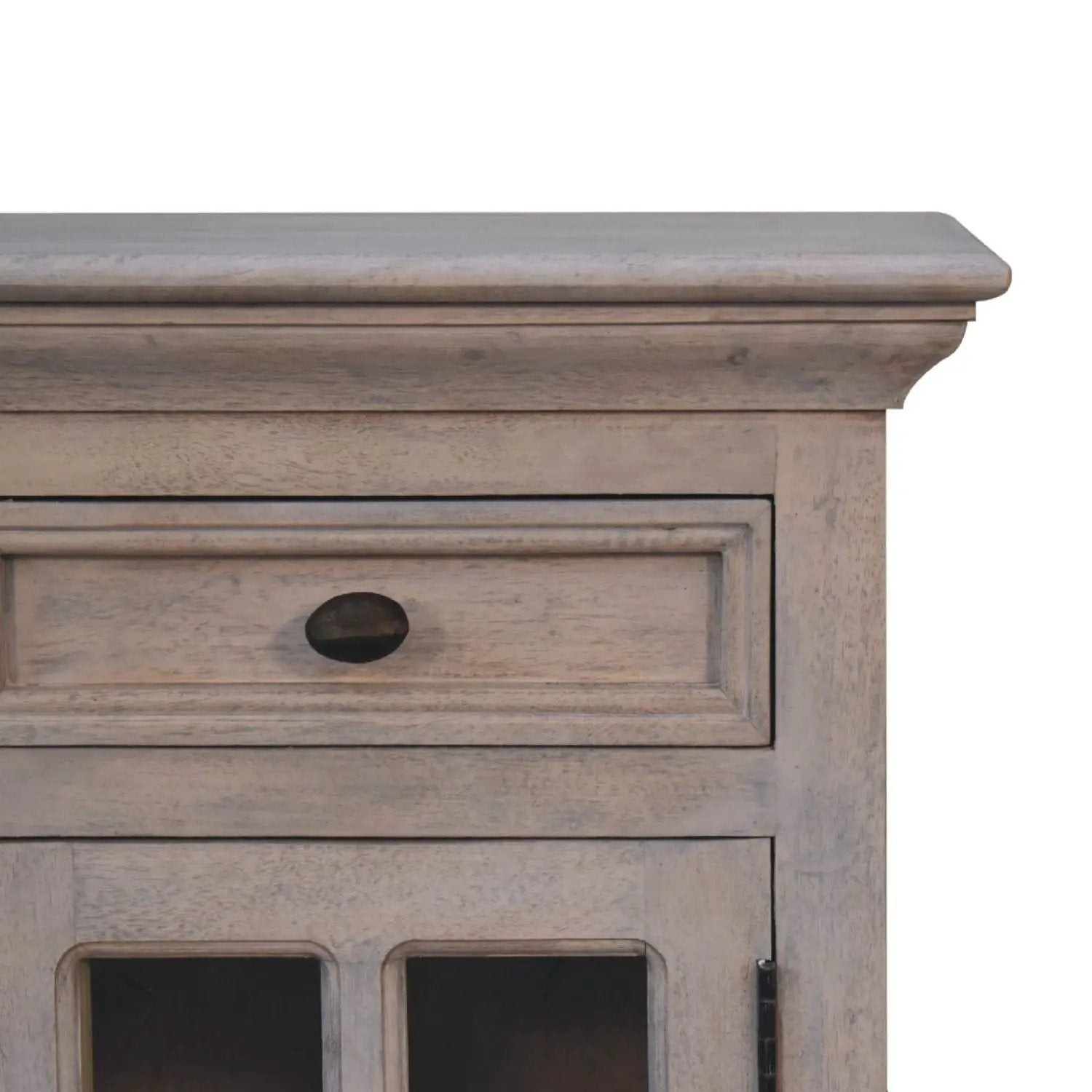 Glazed Bedside Table - Stone White by Unique Piece Furniture