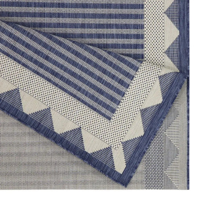 Sunshine - 5'3" X 7'3" Indoor, Outdoor Area Rug - Blue by Unique Piece Furniture