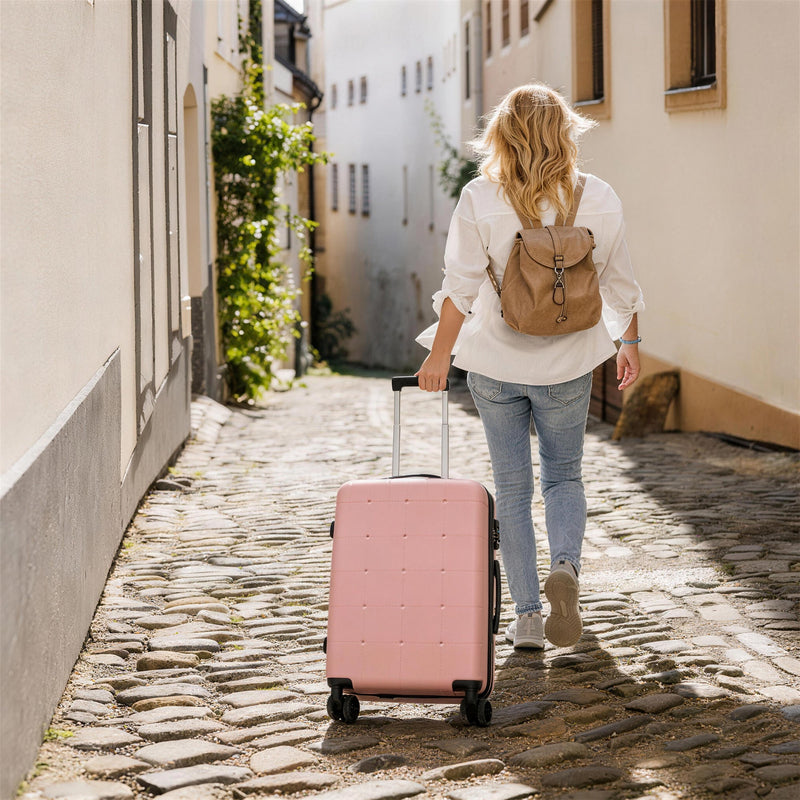 Hardside Luggage Set 5 Piece with Bags,20IN Half-opening Carry on Luggage with USB Port, Expandable 24IN 28IN Luggage with Double Spinner Wheels TSA Lock, photo 10 of 10