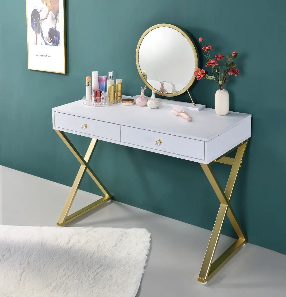 Coleen - Vanity Desk - 42" by Unique Piece Furniture