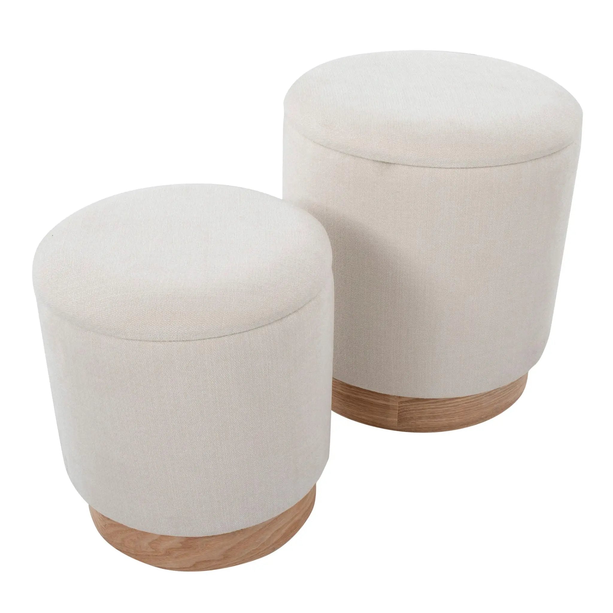 Marla - Contemporary, Nesting Ottoman Set by Unique Piece Furniture