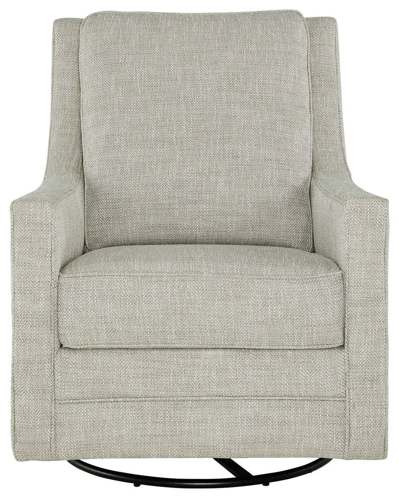 Kambria - Swivel Glider Accent Chair - Fog by Unique Piece Furniture