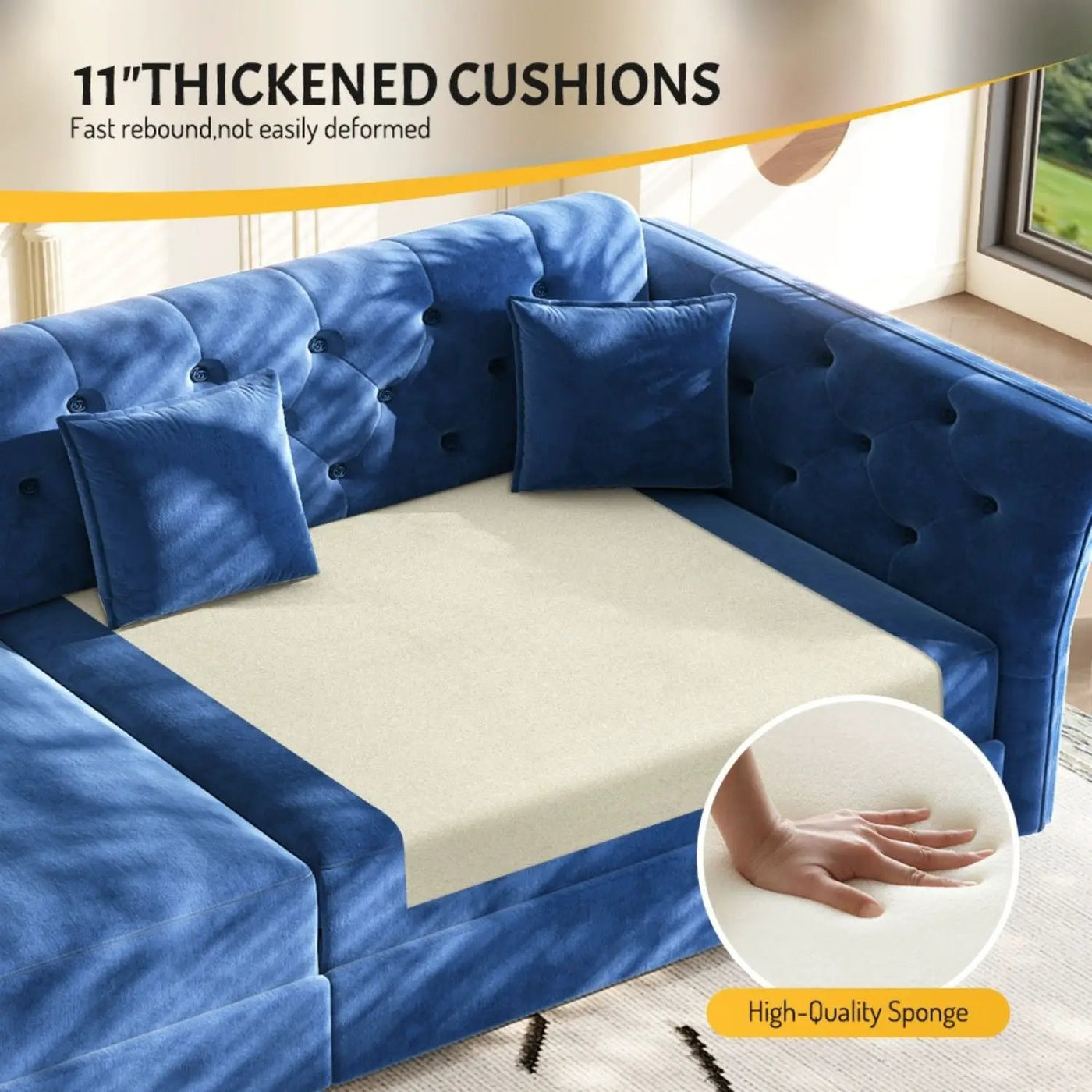 Oversize Pull Out Sofa Bed For Living Room by HouseOfZazla