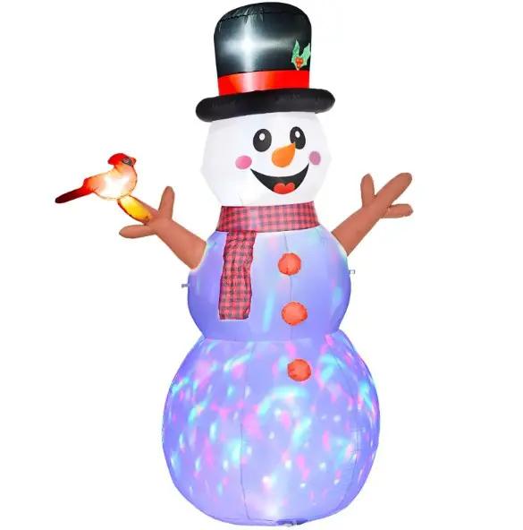 Inflatable Branch Hand Snowman with LED Lights by HouseOfZazla