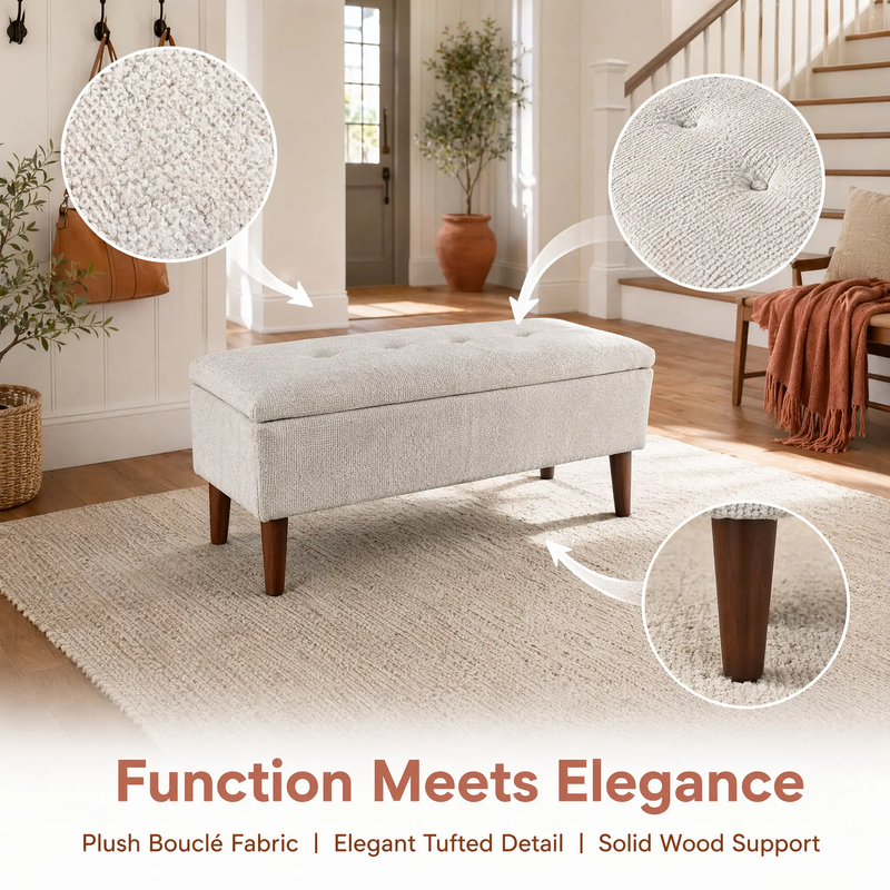 42" Rectangular Ottoman by HouseOfZazla