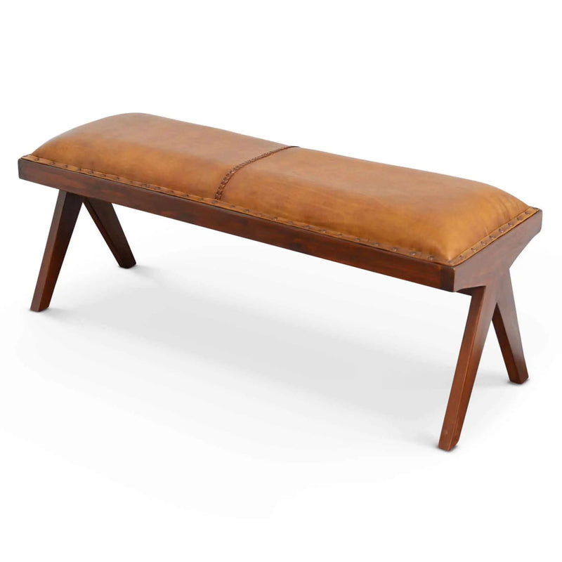 Chad - Bench - Brown / Tan by Unique Piece Furniture