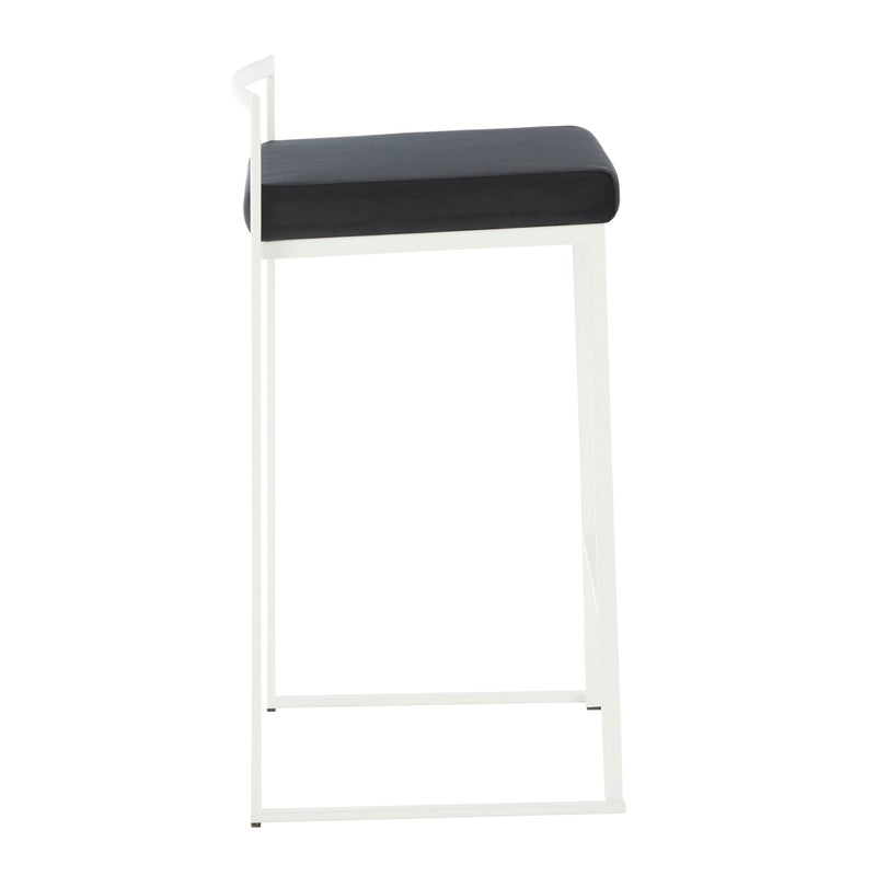 Fuji - Simple Elegance, Contemporary Stackable Counter Stool by HouseOfZazla