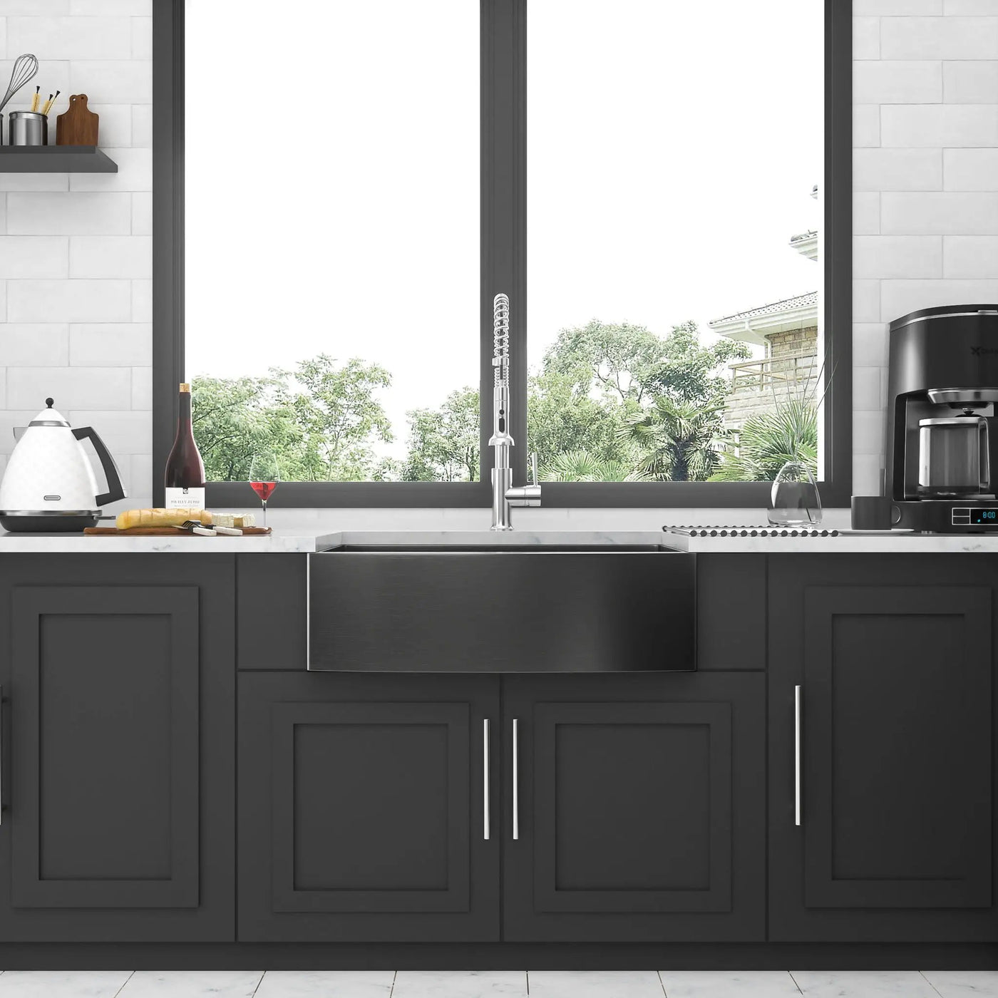 Farmhouse Kitchen Sink, Stainless Steel, Apron Front by HouseOfZazla