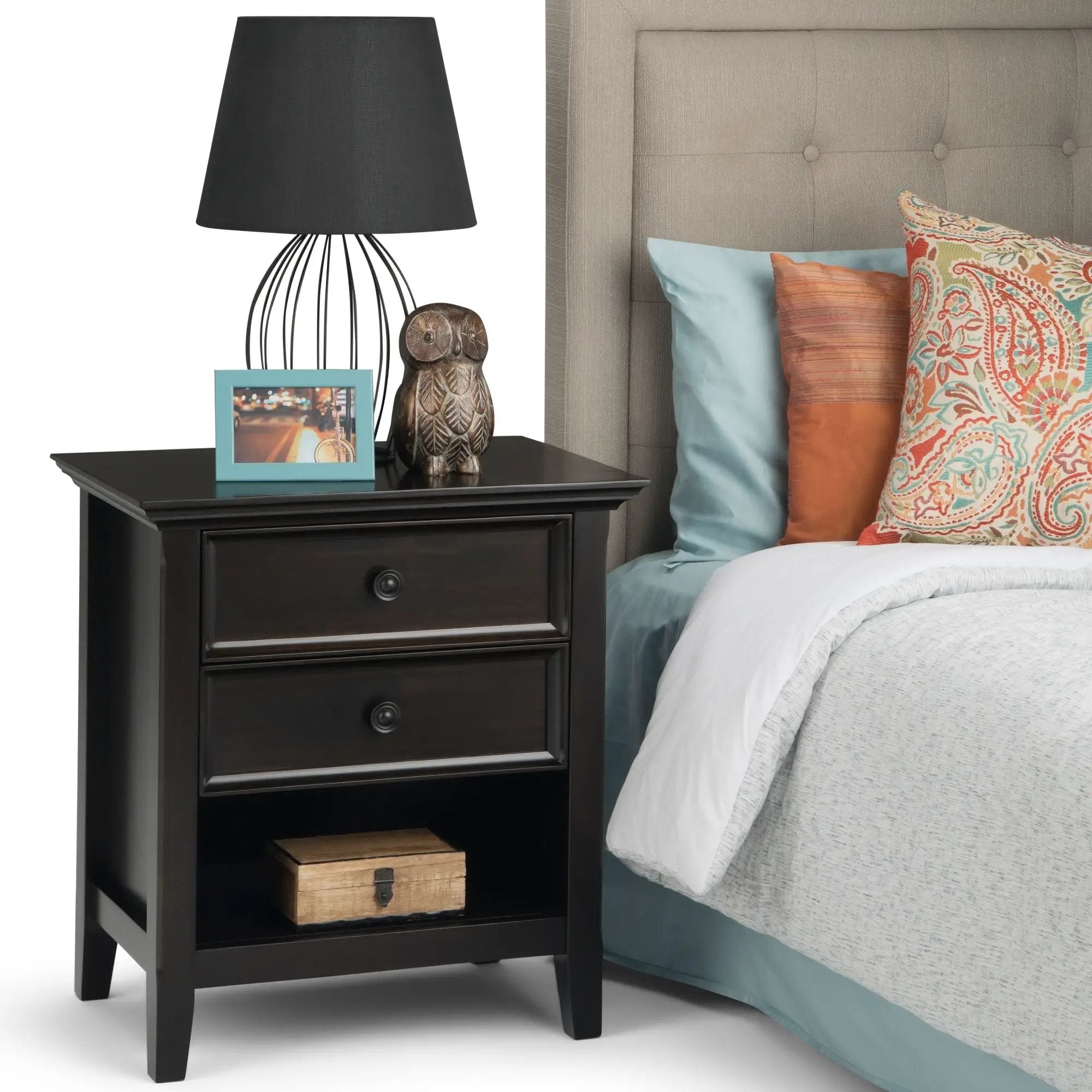 Amherst - Bedside Table, Handcrafted by Unique Piece Furniture