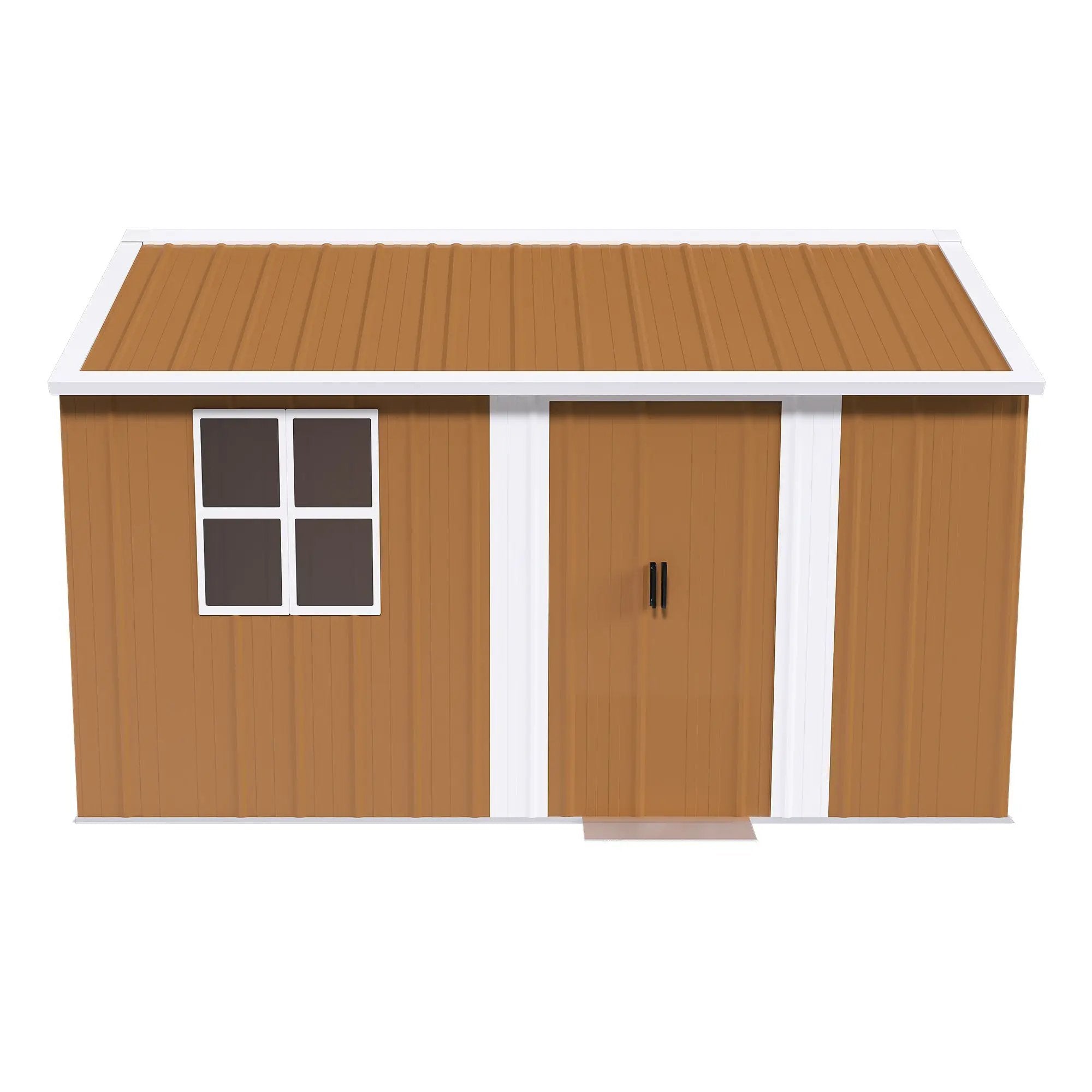 12x8 FT Heavy-Duty Metal Storage Shed by HouseOfZazla