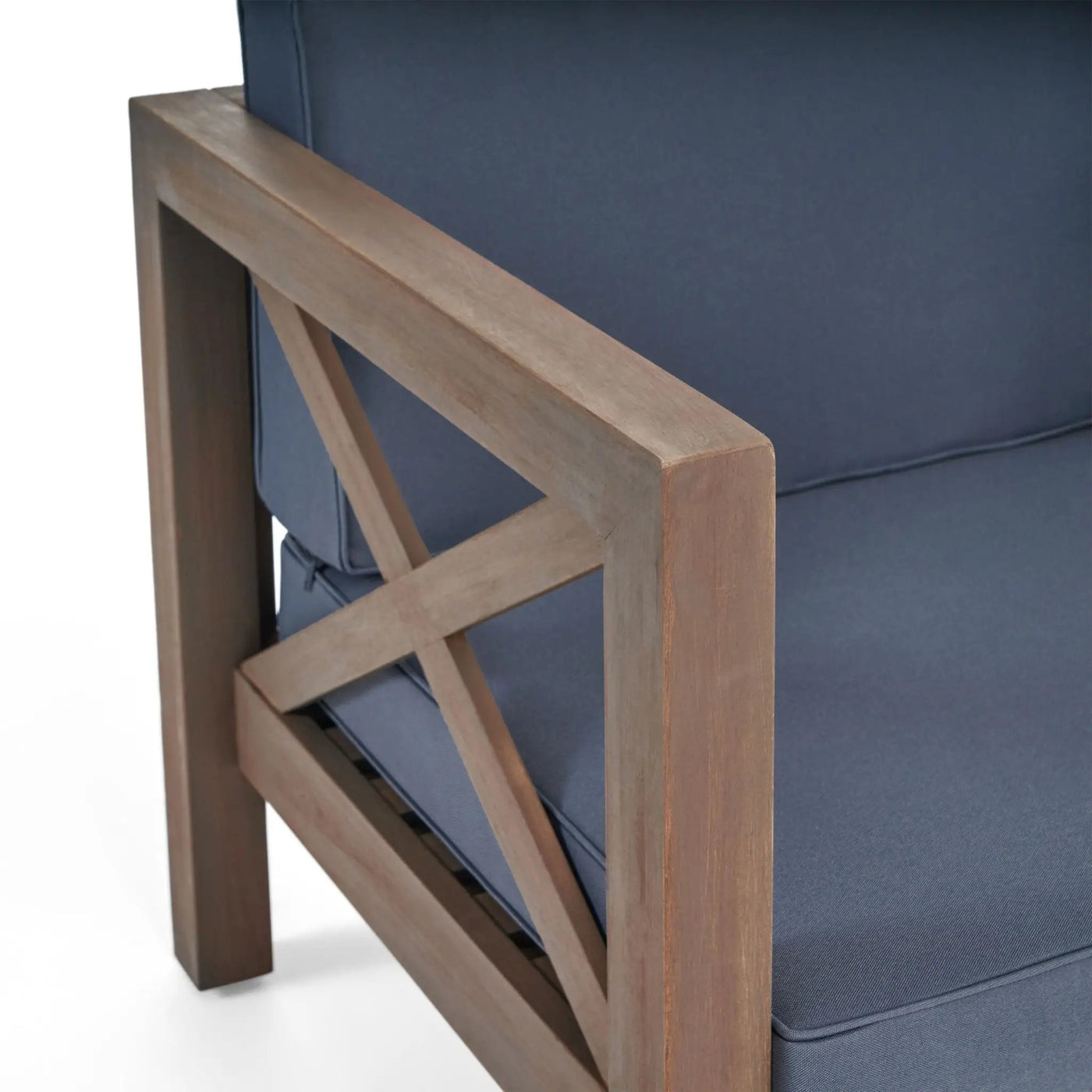 Brava Mid-Century Modern Club Chair with Water Resistant Cushions by HouseOfZazla