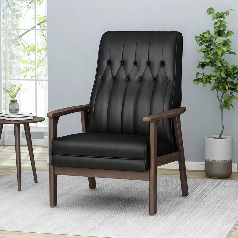 Mid Century Modern Upholstered Accent Chair by HouseOfZazla