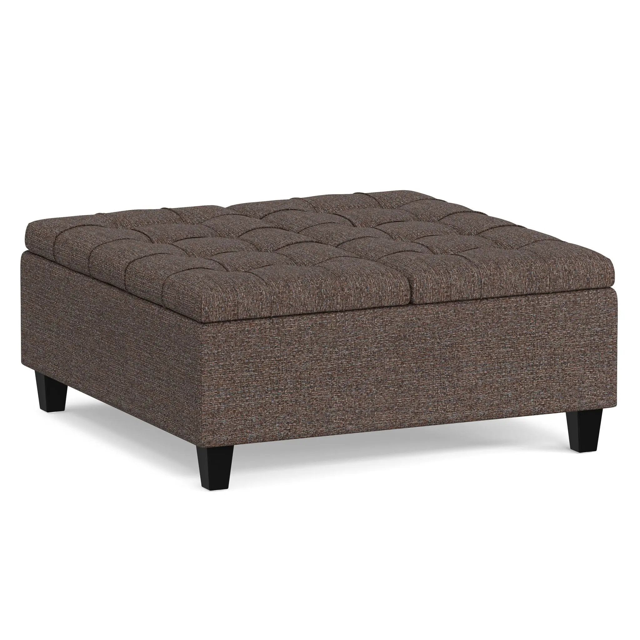 Harrison - Upholstered Coffee Table Storage Ottoman by Unique Piece Furniture