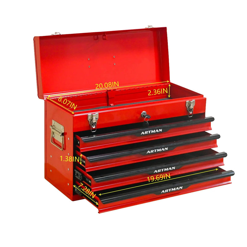 20-inch Steel Portable Tool Box with Drawers by HouseOfZazla