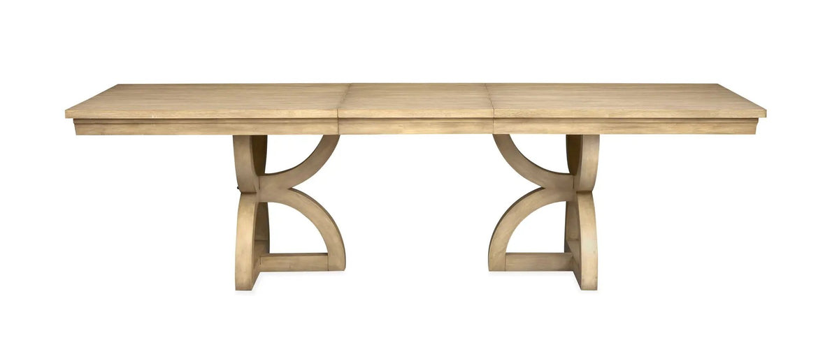 Coventry - Extendable Trestle Dining Table - Honey Wheat, photo 3 of 7