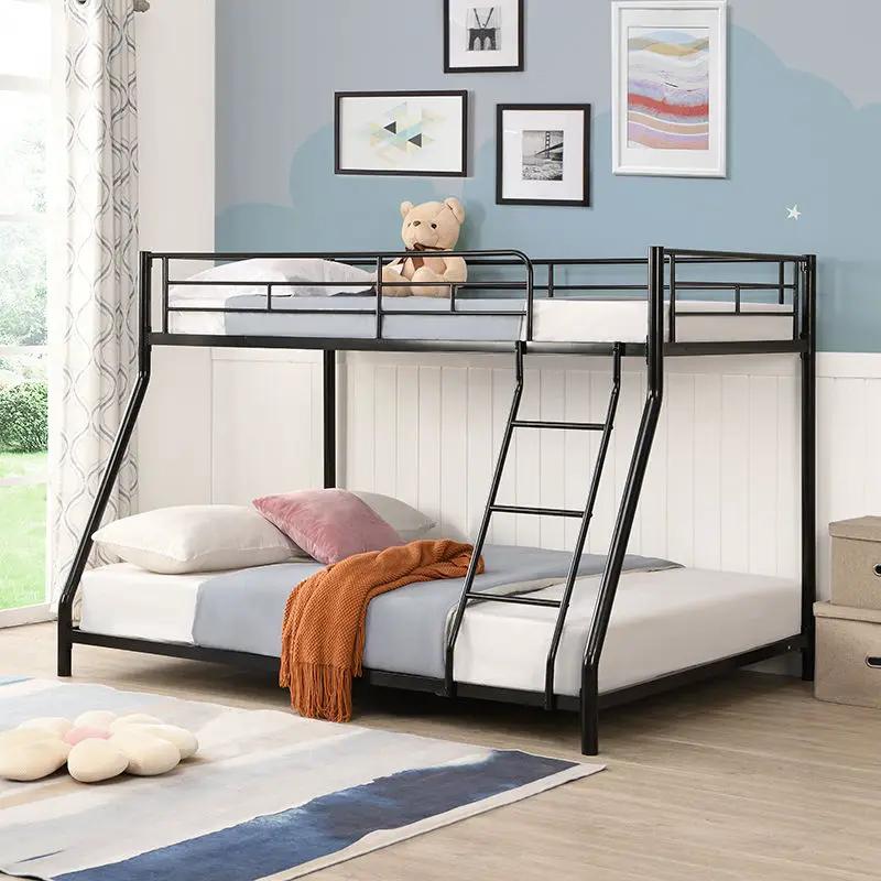 Twin Over Full Metal Bunk Bed - Black by HouseOfZazla