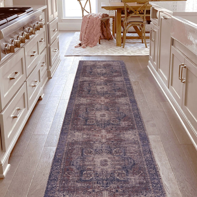 Maval - Runner Rug Washable by Unique Piece Furniture